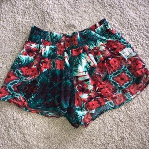 Floral print shorts